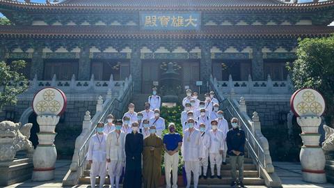 壬寅年六月廿八（2022年7月26日）参与香港大屿山宝莲禅寺「一日禅体验」