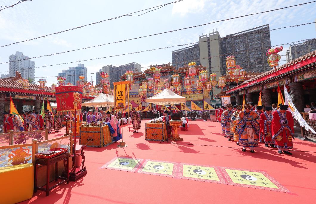 1-嗇色園今舉行第十屆道教全真道皈依冠巾證盟科儀