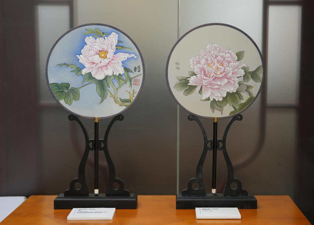 圖八. 學員的工筆畫作栩栩如生。