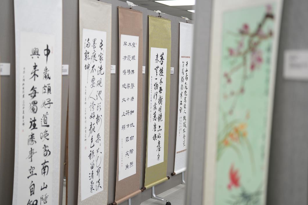 圖十. 學員書畫作品。