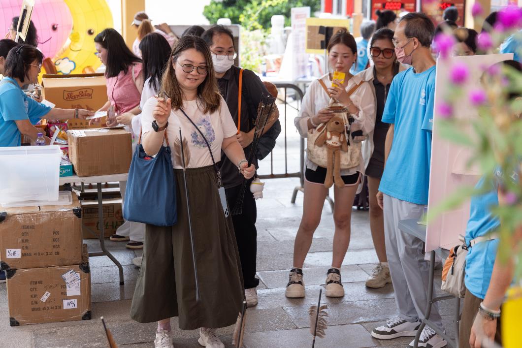 圖十六. 有獎攤位遊戲