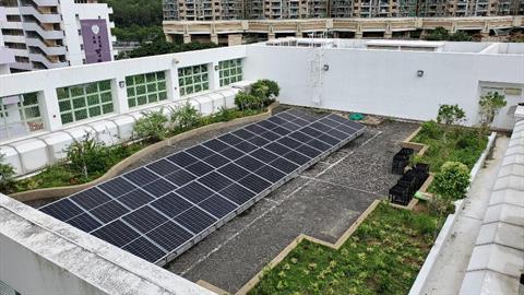 啬色园各属校获政府免费安装小型太阳能发电系统