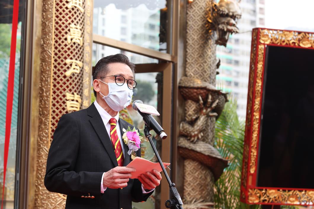 啬色园马泽华主席祝愿疫情及早完结，香港经济能重回正轨，继续繁荣安定。