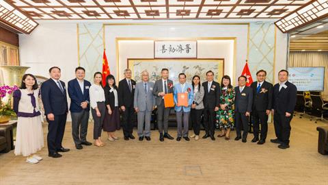 啬色园—香港理工大学眼科视光学中心（黄大仙教学中心） 合作协议签署仪式